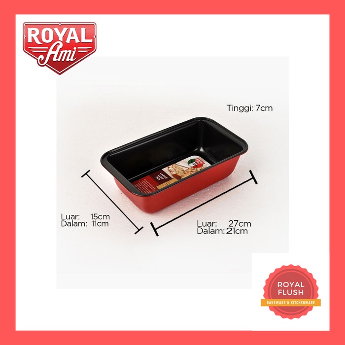 {{{{{{] Loyang Cetakan Kue Loaf Cake/Roti Royal Ami San Homie Series Loaf Pan