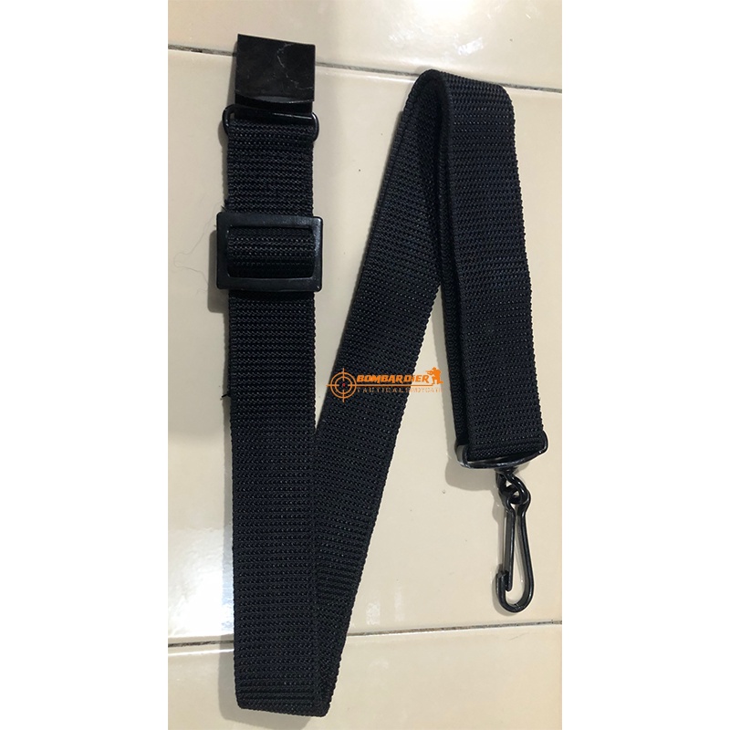 TERLARIS !!! TALI SANDANG POLOS HITAM TACTICAL TNI AD