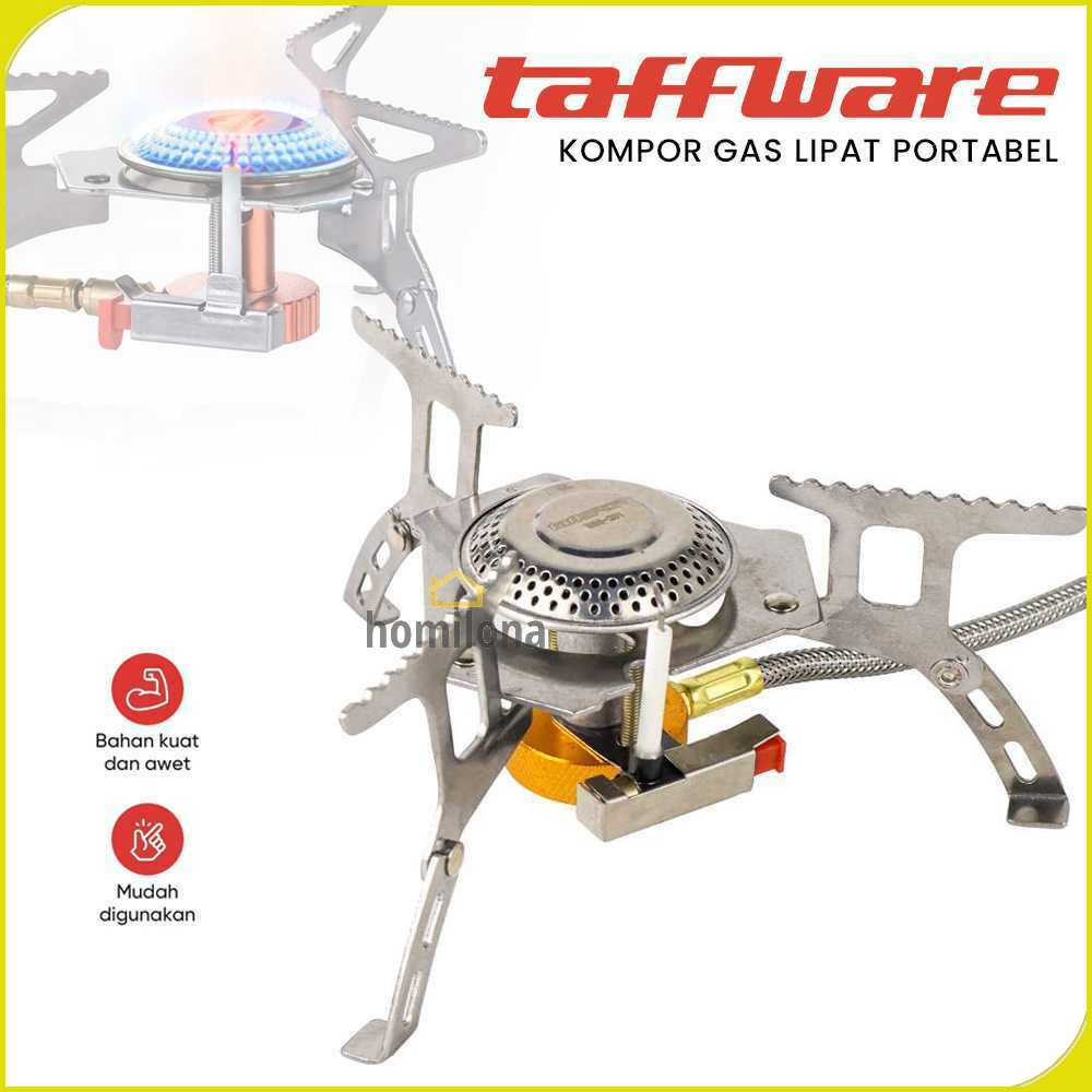 TaffSPORT Kompor Gas Lipat Portabel Camping Stove - WSS-201