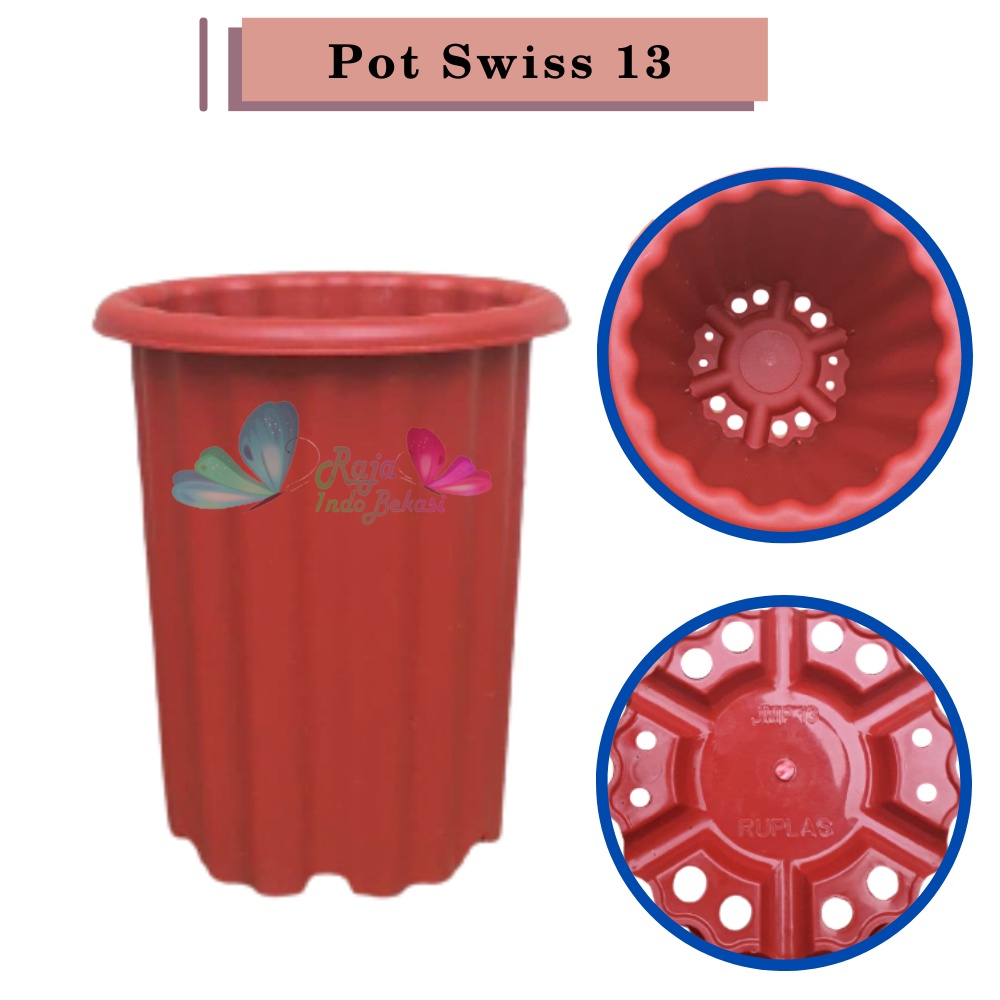 Pot Swiss 13 Merah BataTerracota Terracotta Merah Coklat Pot Yogap 10 13 15 Putih Coklat Merah Bata Bening Transparan Pot Yogap 17 18 19 Pot Yogap Murah Pot Bunga Tinggi Pirus Tegak Bagus Tebal