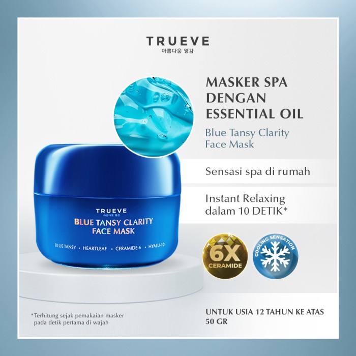 Trueve Blue Tansy Clarity Face Mask 50 gr
