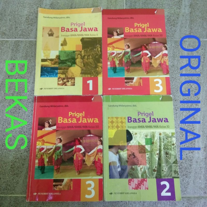 Buku Prigel Bahasa Basa Jawa Jawi kelas 1 2 3 X XI XII 10 11 12 SMA MA SMK Penerbit Erlangga KTSP 20