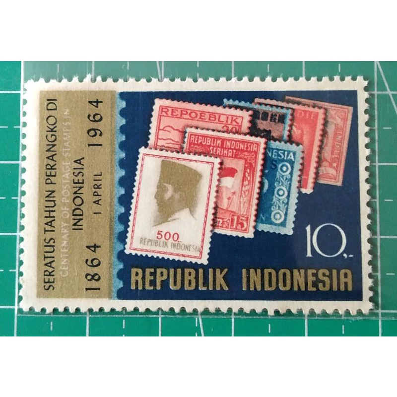 

Prangko Lawas Set Lengkap/Singel Set 100 Tahun prangko indonesia Thn 1964