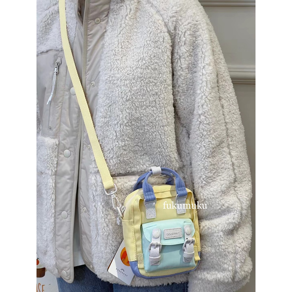 Sling Bag Doughnut Macarron Monet Series Limited / Tas Selempang Doughnut Mini