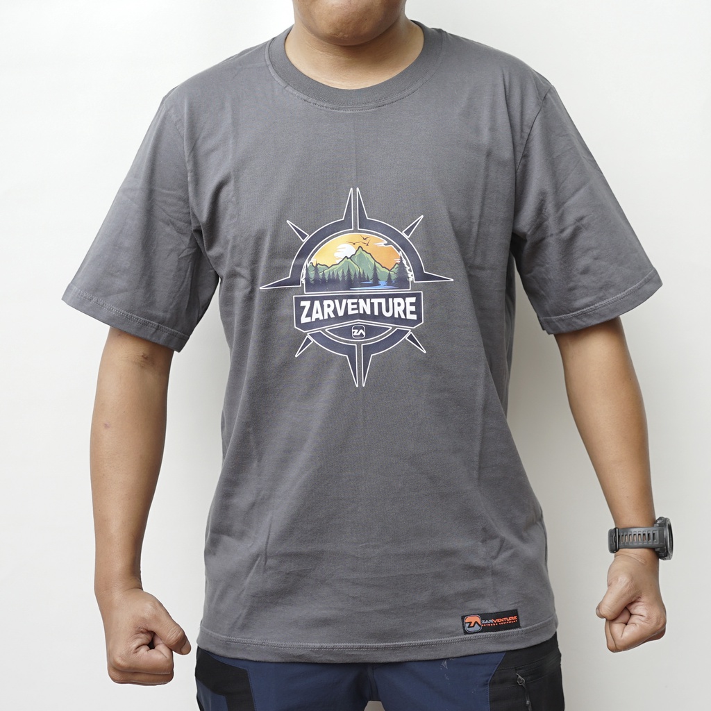 kaos tshirt tema adventure hiking zarventure 1014