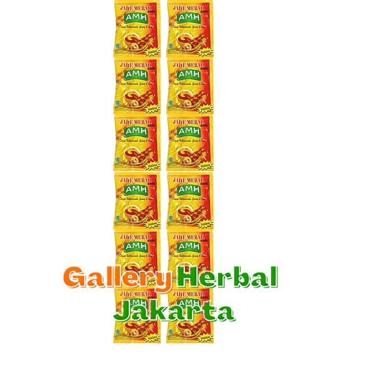 

✓ AMH Jahe Merah Super Herbal Habbatussauda Gingseng dan Madu Kemasan Renceng isi 12