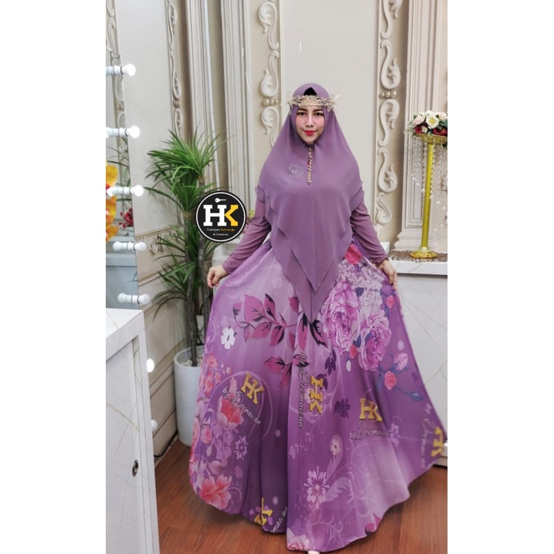 Nizam Series HK By Dermawan ORI Hijab Gamis Syari Kekinian BestSeller Terlaris Termurah Original Sya