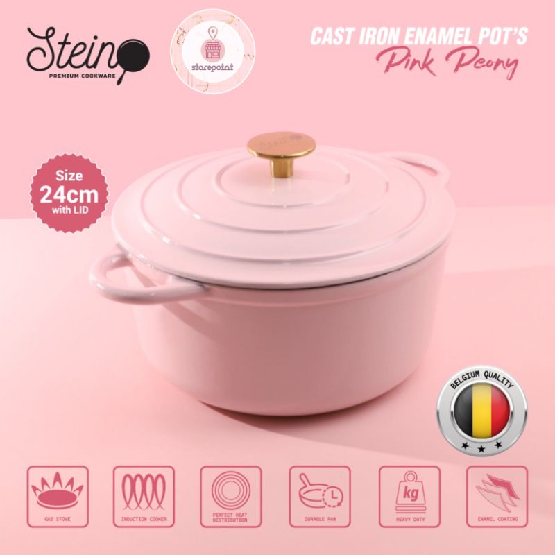 Stein Panci Cast iron enamel steincookware