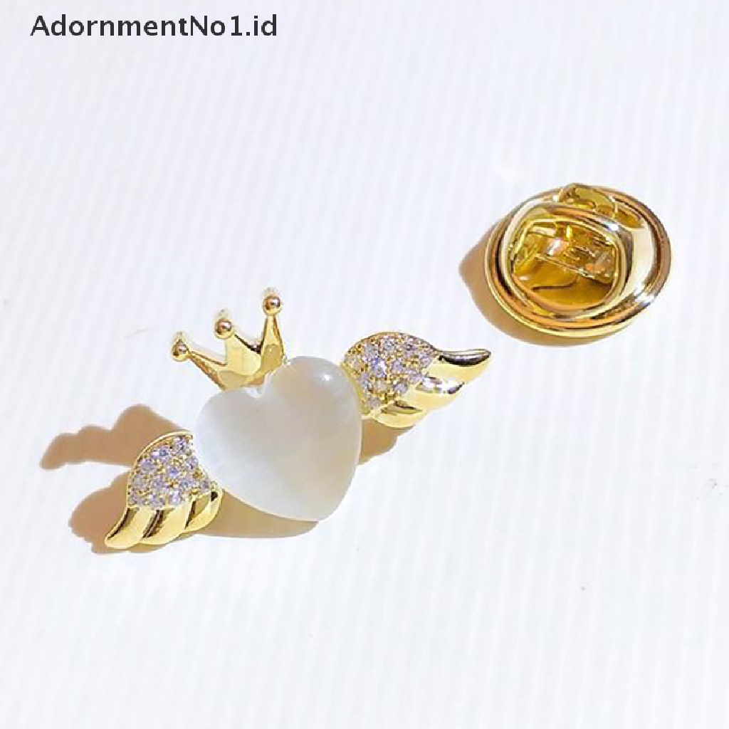 [AdornmentNo1] Lucu Kecil Lebah Matahari Bros Untuk Wanita Mutiara Hati Broche Pin Hadiah Rhinestones Bros Teman Pesta Anti Luntur Gesper Bros Perhiasan Hadiah [ID]