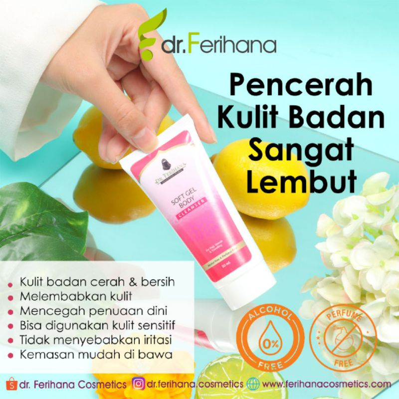Dr. Ferihana Paket for Hajj, Umroh, Travelling (Suncare Lotion &amp; Soothing Facial Wash &amp; Skin Moisturizer &amp; Clean and Soft Hair Shampoo &amp; Soft Gel Body Cleanser) Perawatan Kecantikan Original BPOM