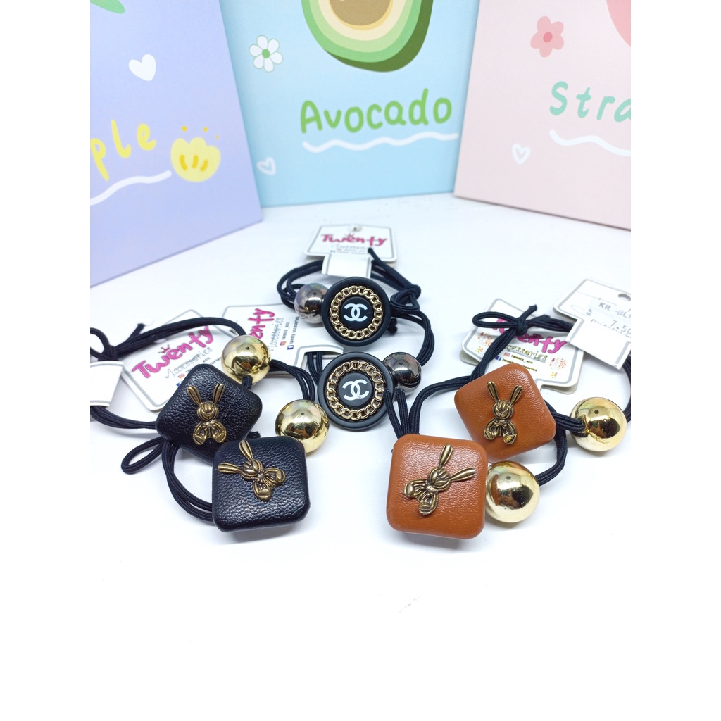Tali Rambut / Tali Rambut Korea Rabbits Brand/ Tali Rambut Lucu / Ikat Rambut