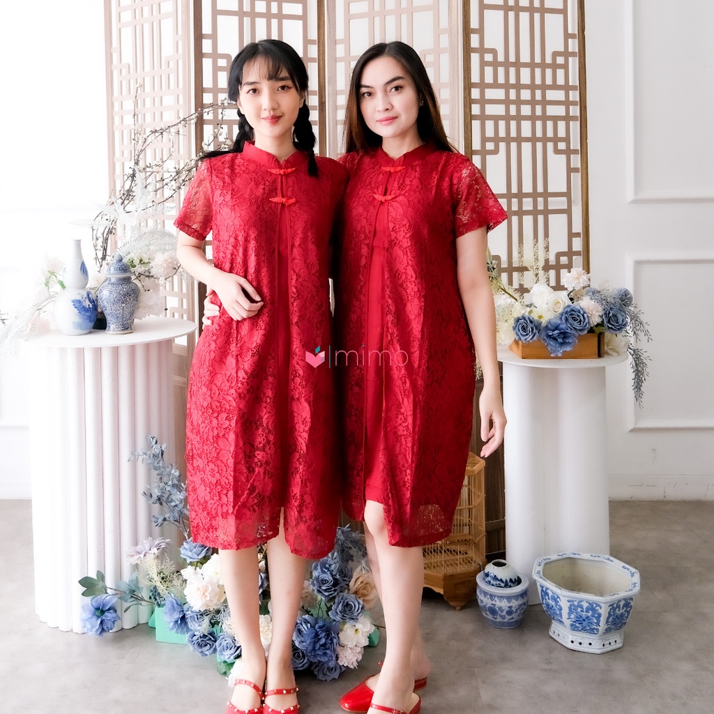 Celosia Cheongsam Dress (Imlek Collections)