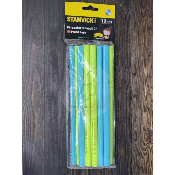 

Pensil Tukang Stamvik / Pensil Kayu Besar / Pinsil Kayu Tukang Stamvik