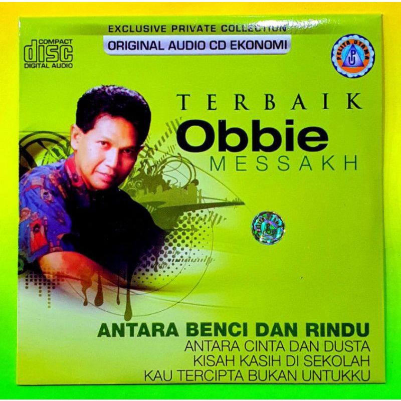 KASET COMPACT DISC ORIGINAL LAGU TERBARU OBBIE MESSAKH - KASET LAGU LAWAS - KASET POP LAWAS - KASET 