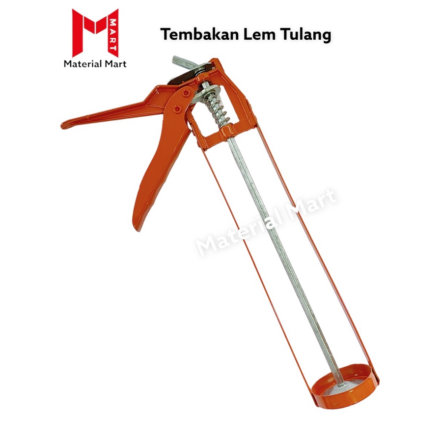 Tembakan Lem Kaca Sealant | Alat Tembak Silikon Tulang | Caulking Gun | Material Mart