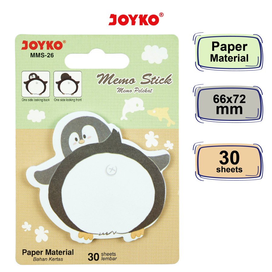 

JOYKO Memo Stick Animal Tempel - MMS-26 [ PADS ]