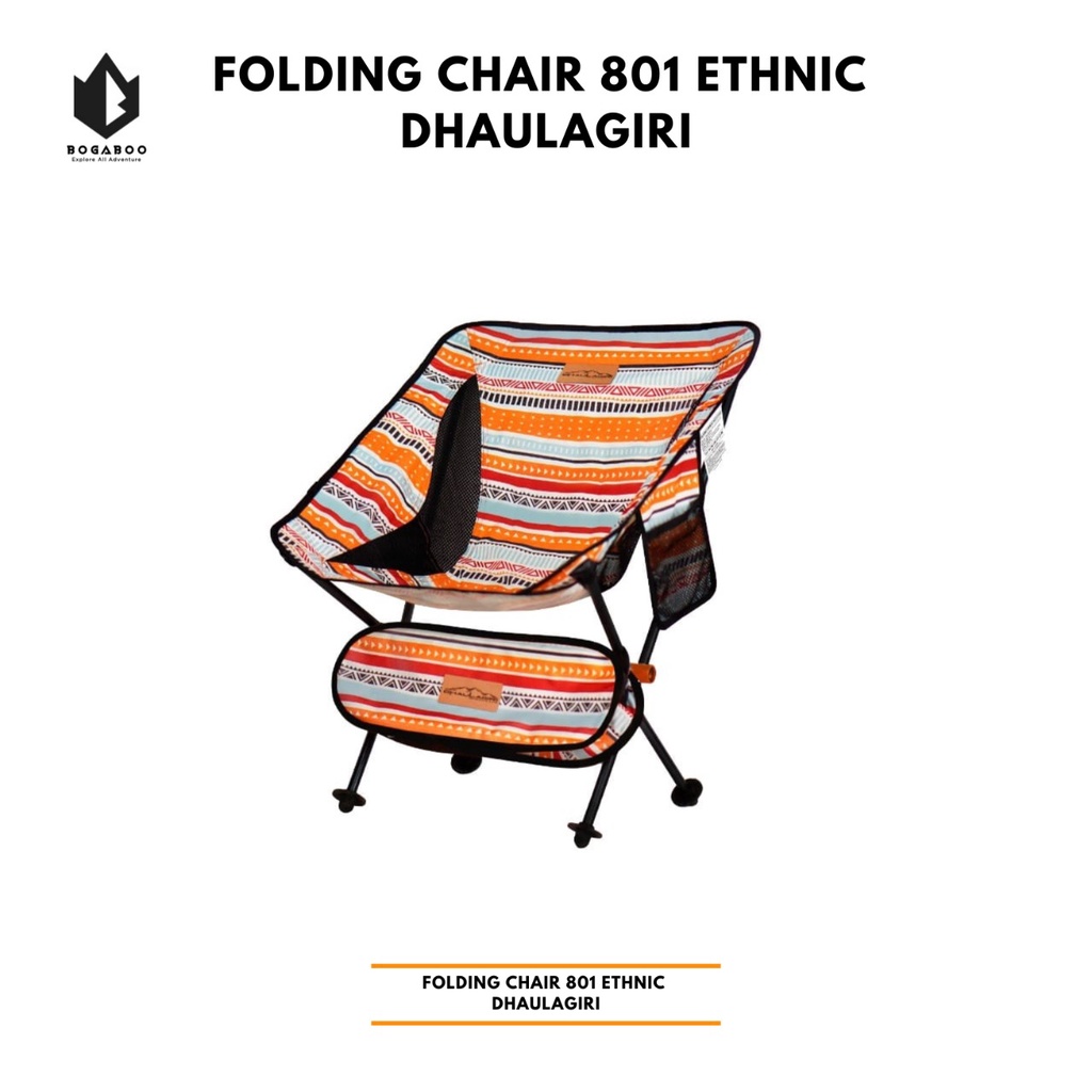 Kursi Lipat FC 801 Dhaulagiri Model Etnik - Folding Chair - Kursi Etnik Dhaulagiri - Bangku Lipat - 