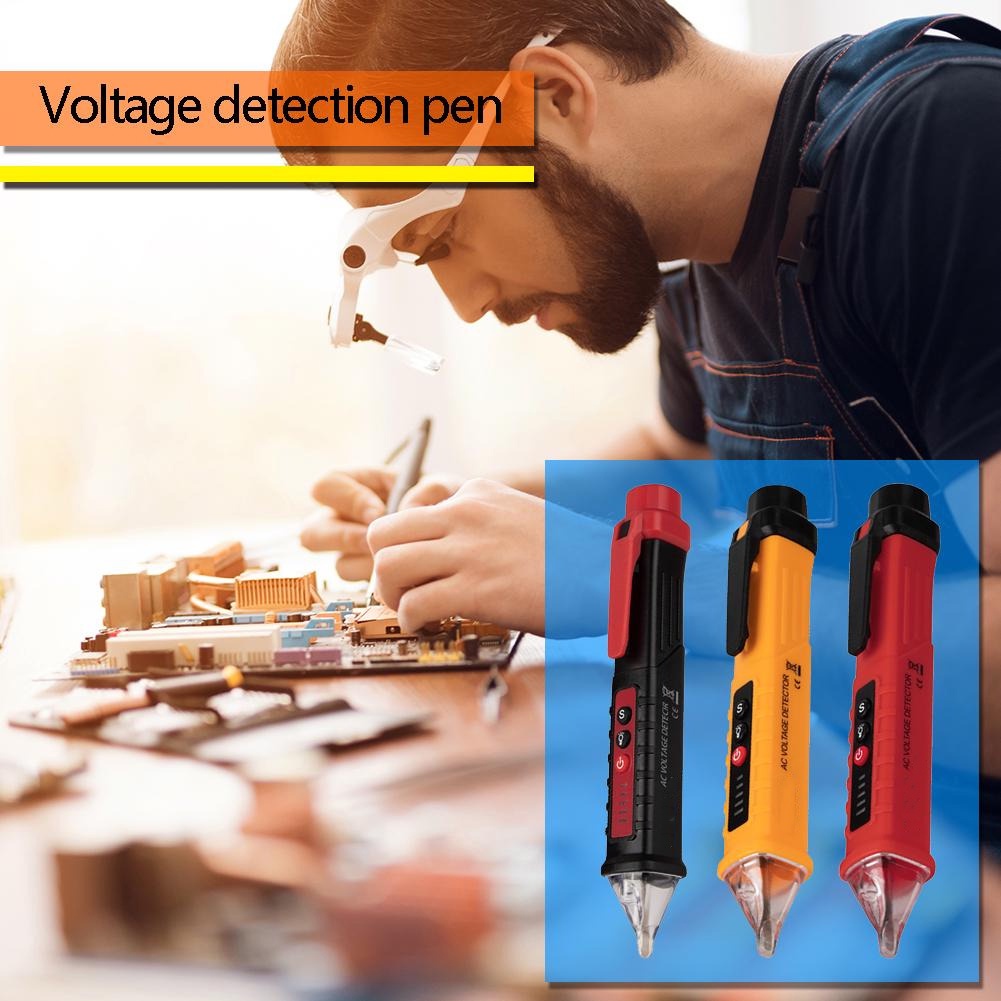 Tester Pen Non Contact AC Voltage Alert Detector 12V-1000V - VC1010 - Yellow