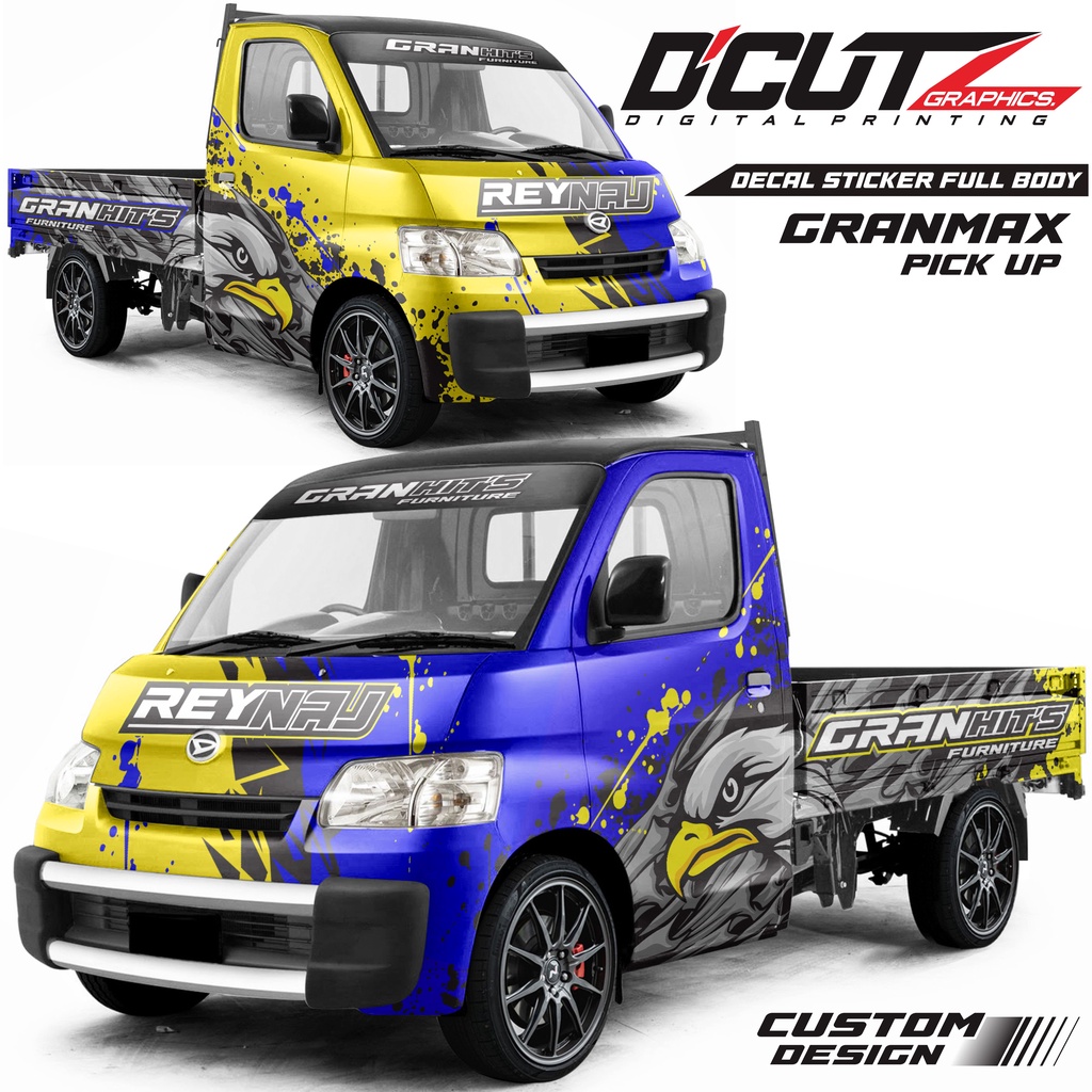 Jual Decal Sticker Daihatsu Grand Max Pickup Full Body Bebas Request