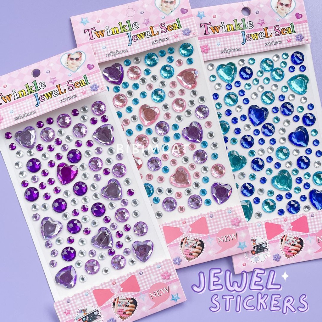

Twinkle Jewel Sticker 3D Large / Sticker Timbul Anak Permata