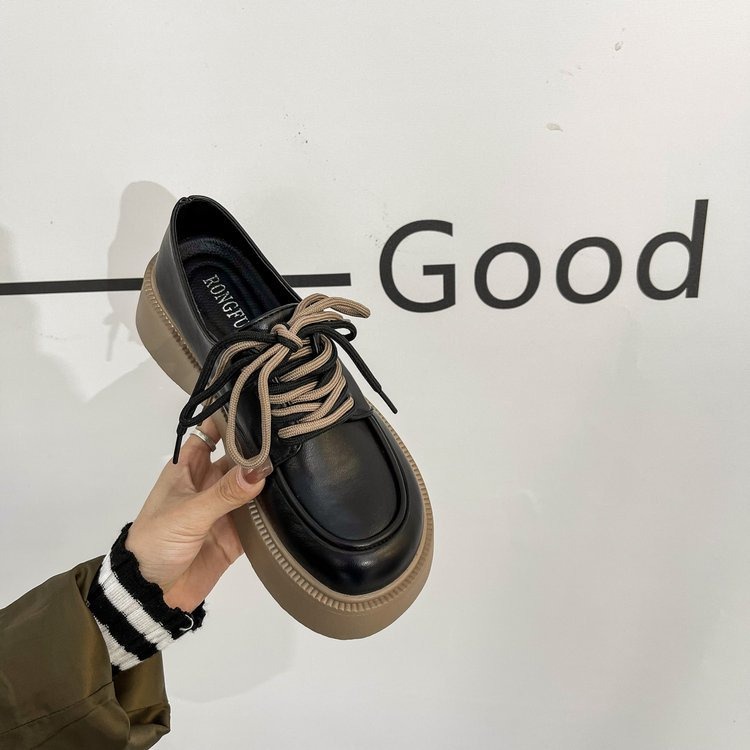 Sepatu Kerja Wanita Tali Kekinian Sepatu Perempuan Fashion Terbaru Docmart Retro ala Korea SK-048