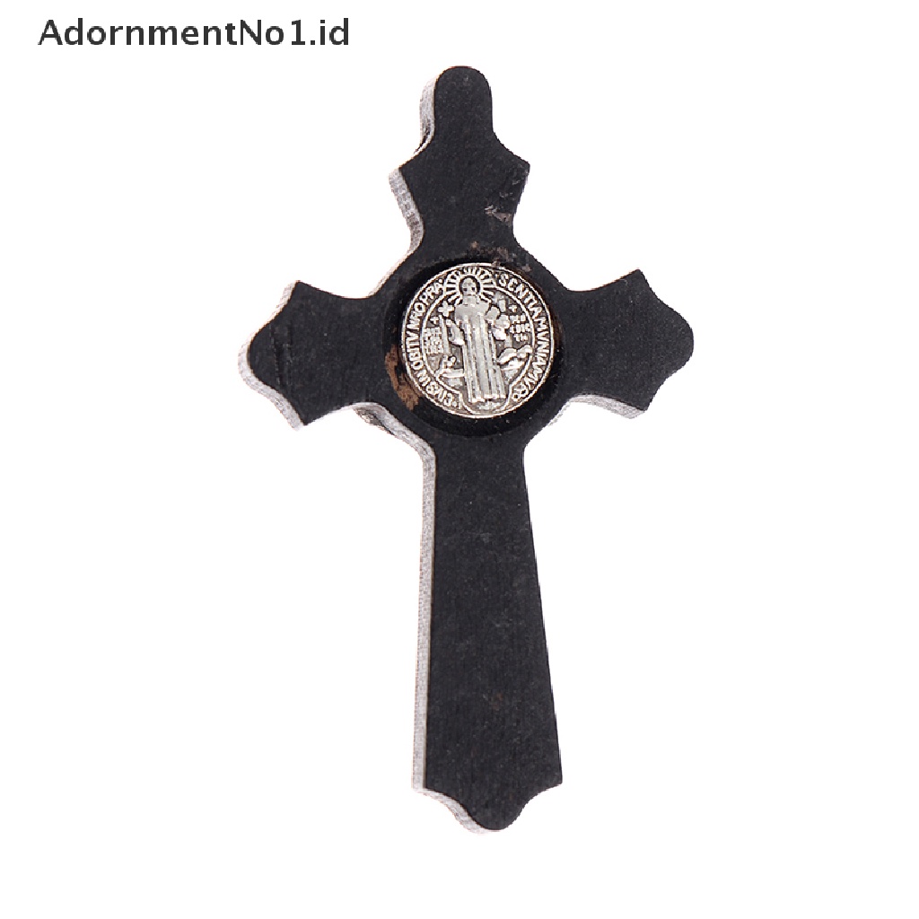 [AdornmentNo1] Salib Yesus Cristo Salib Kayu Kristen DIY Kalung Perhiasan Salib Ornamen [ID]