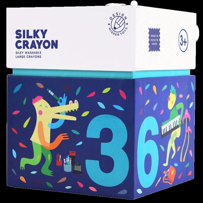 

Pastel Mideer Silky Crayon 36 Pc