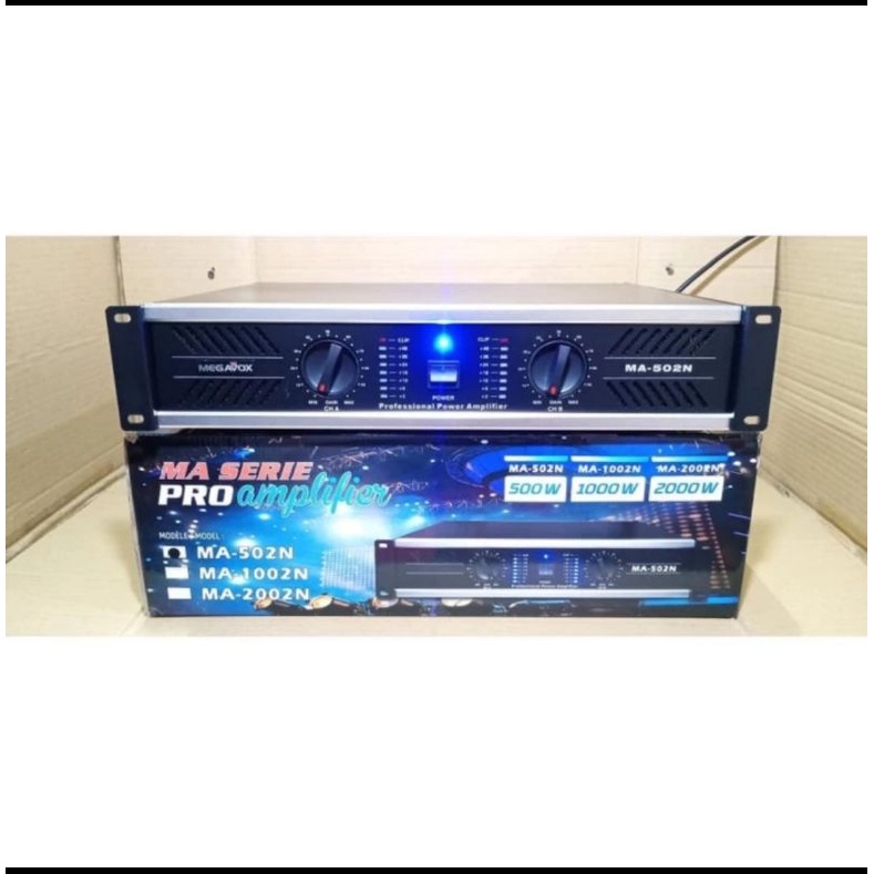 Power megavox ma502n original amplifier ma 502n 1000 watt