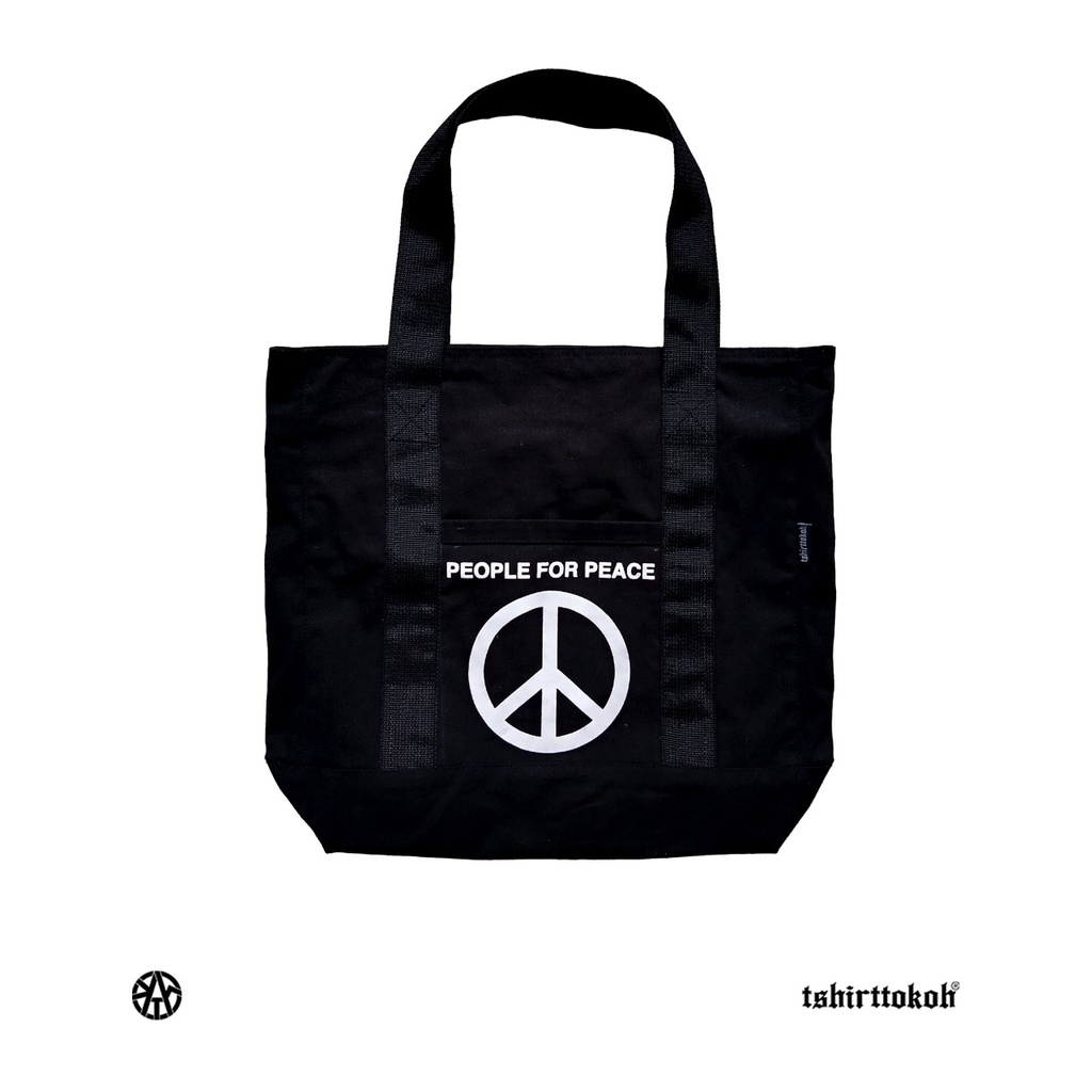 Tshirttokoh - Totebag People For Peace Resleting