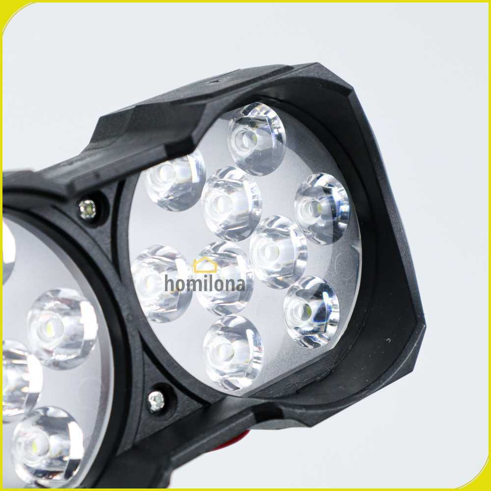 Lampu Tembak Motor ATV LED Spotlight 18 LED - U9