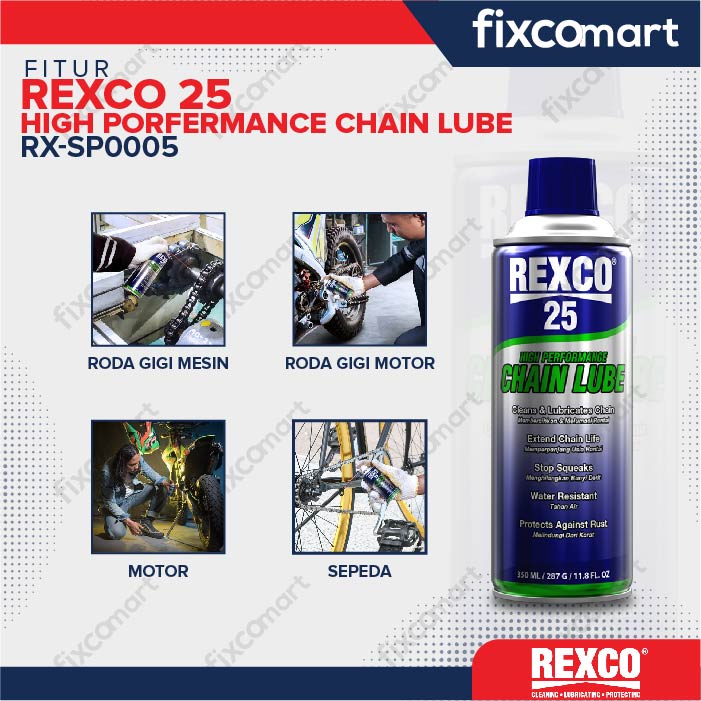 Rexco 25 Pelumas Rantai/ Chain Lube / Rexco  25 - 350 Ml