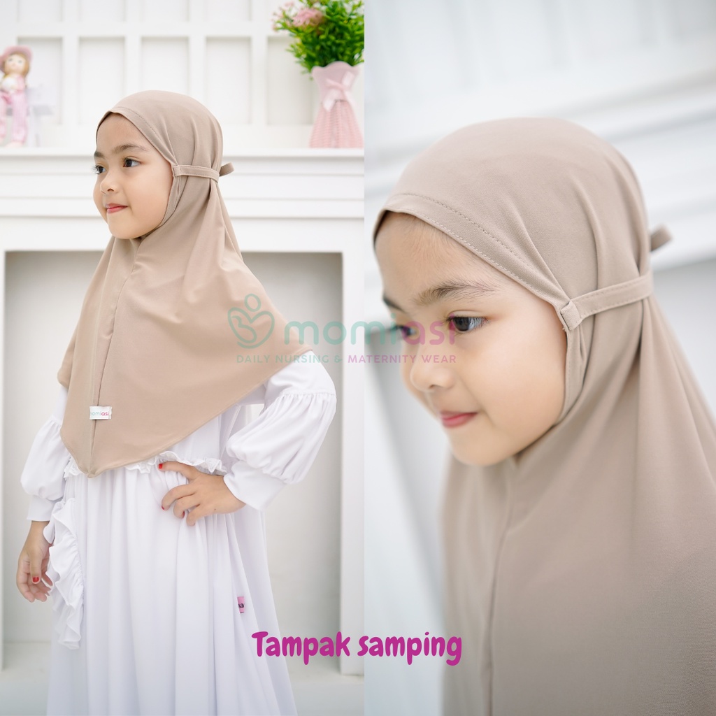 Momiasi - Kerudung Anak Jilbab Hijab Anak Bayi Perempuan Premium Amora Bergo Kids