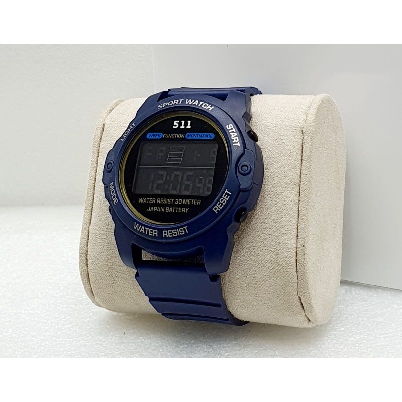 JAM TANGAN PRIA DIGITAL 511 WATER RESIST TALI RUBBER