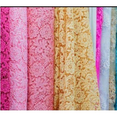 Kain Brokat Semi Prancis