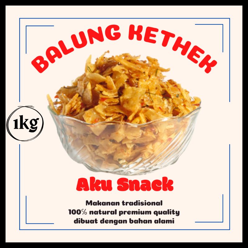 

(COD)Kripik Singkong Loncis Mangleng/ Balung Kethek Asli Oleh Oleh khas Solo 1Kg Original