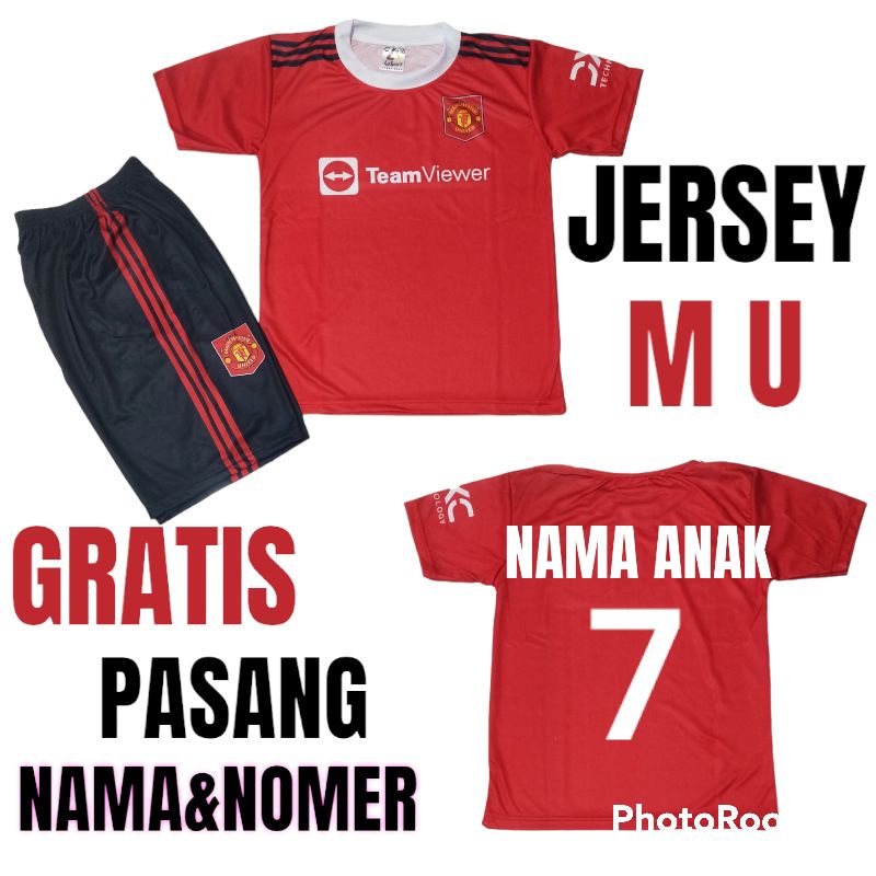SETELAN JERSEY MAN-CHES-TER UNITED/JERSEY M.UNITED
