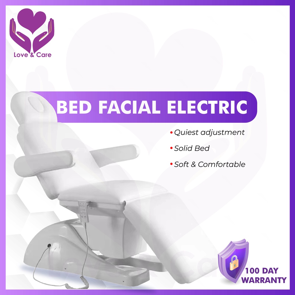 Kasur Klinik Salon Spa Kecantikan Wanita Otomatis Bed Facial Electric Garansi