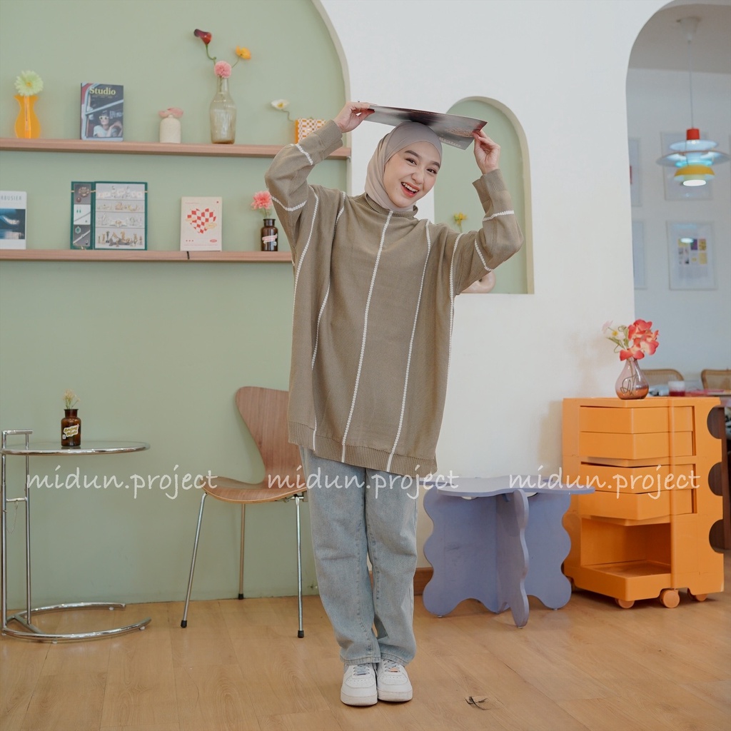 SAFIRA KNIT OVERSIZE | BLOUSE RAJUT OVERSIZE