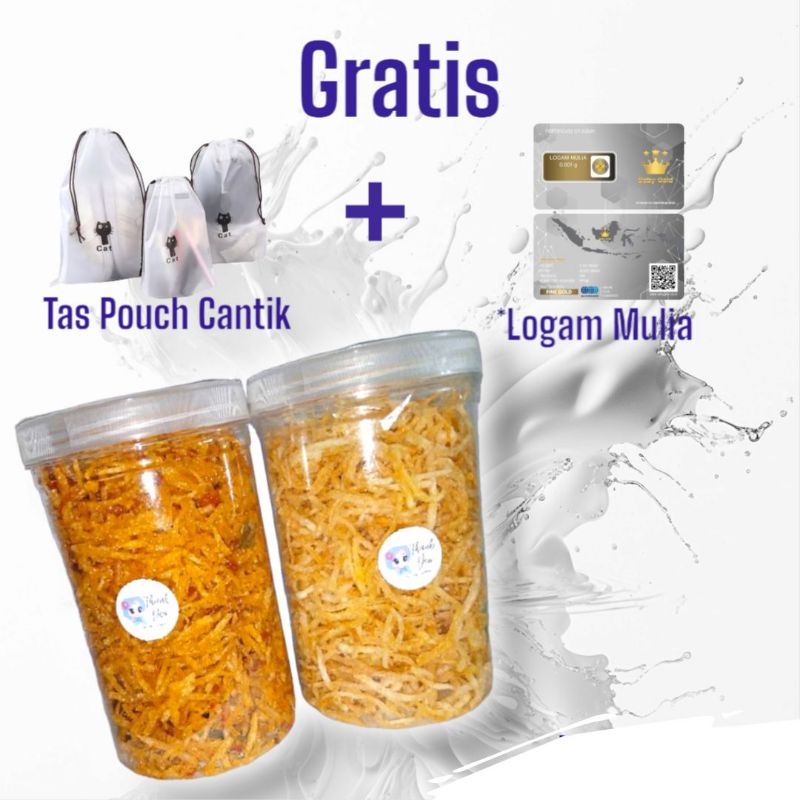 

CEMILAN KENTANG MUSTOFA KEMASAN TOPLES 1000 ML KUALITAS PREMIUM KRIUK KERING 250 GR