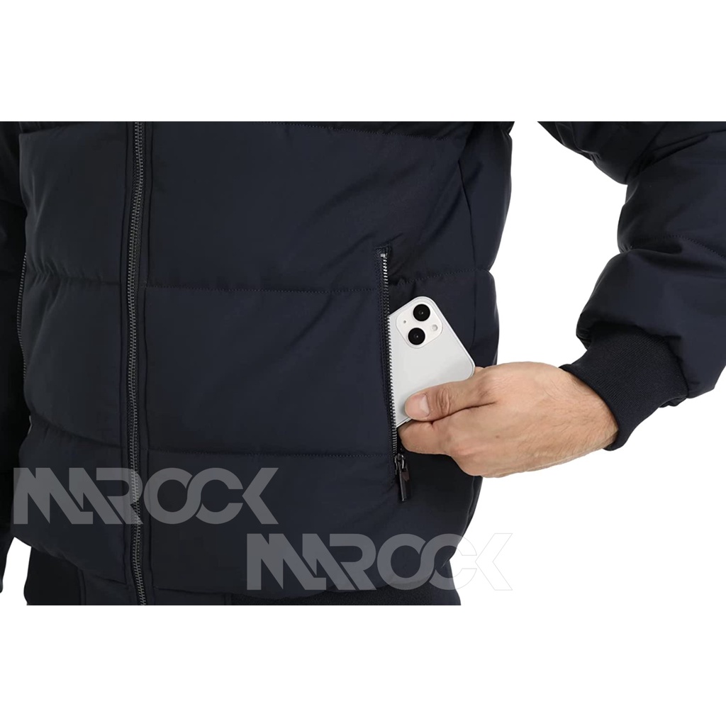 New Jaket Puffer Bomber Pria -Jaket Pria Parasut Semi Waterproof