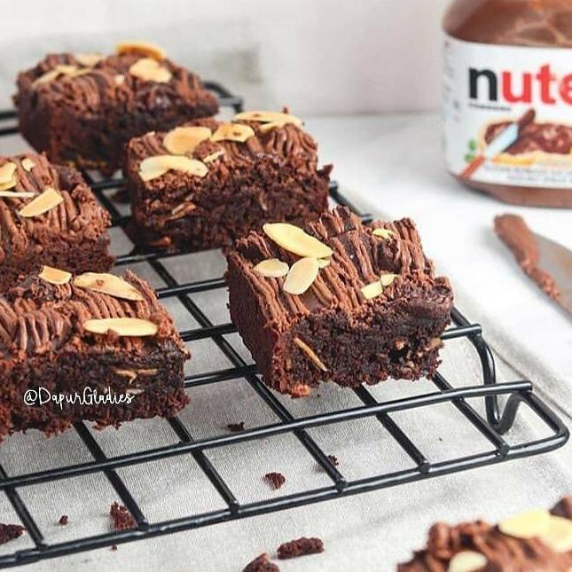 

➨ Brownies Nutella Almond ✩