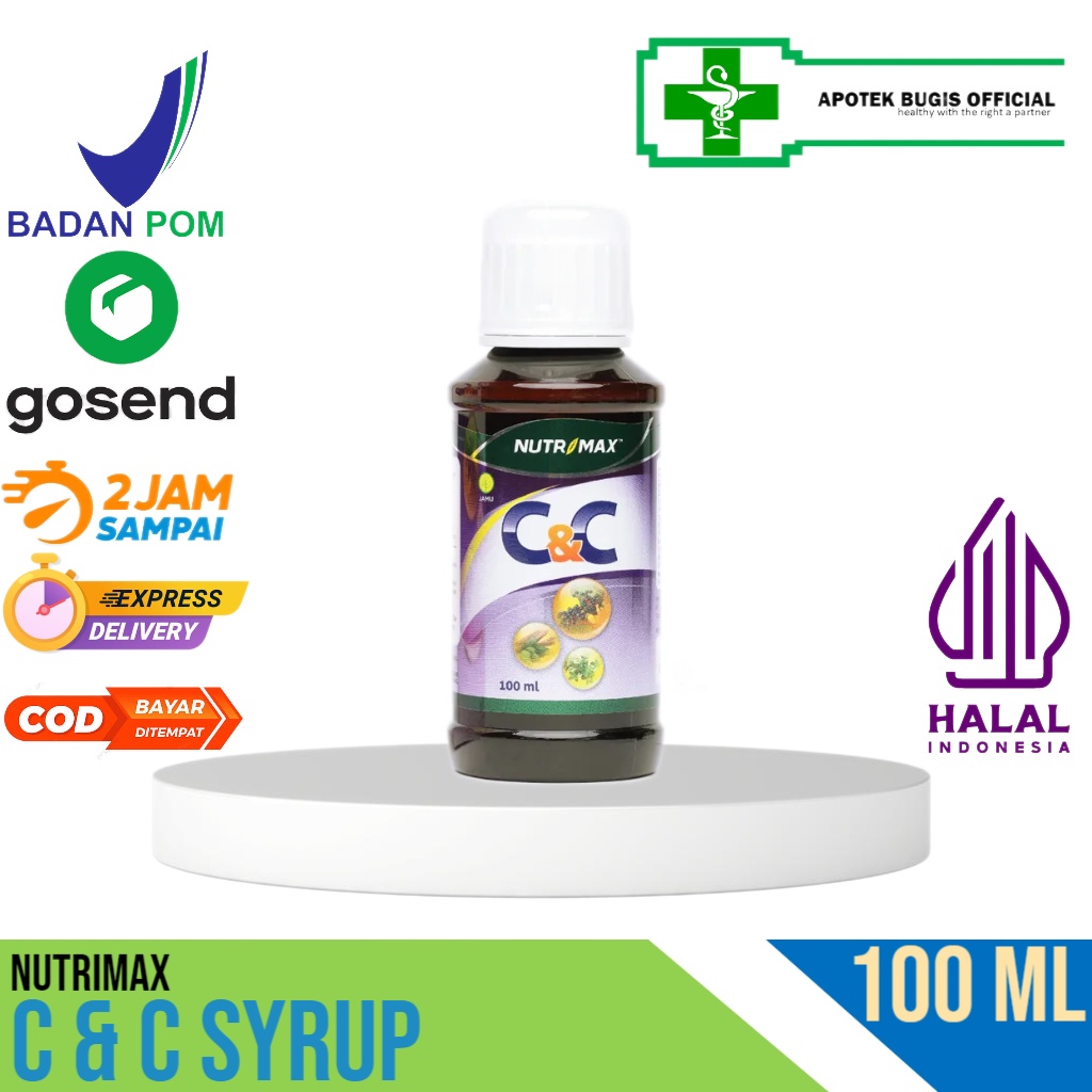 Nutrimax C &amp; C Syrup 100 ml - Meredakan pilek dan flu