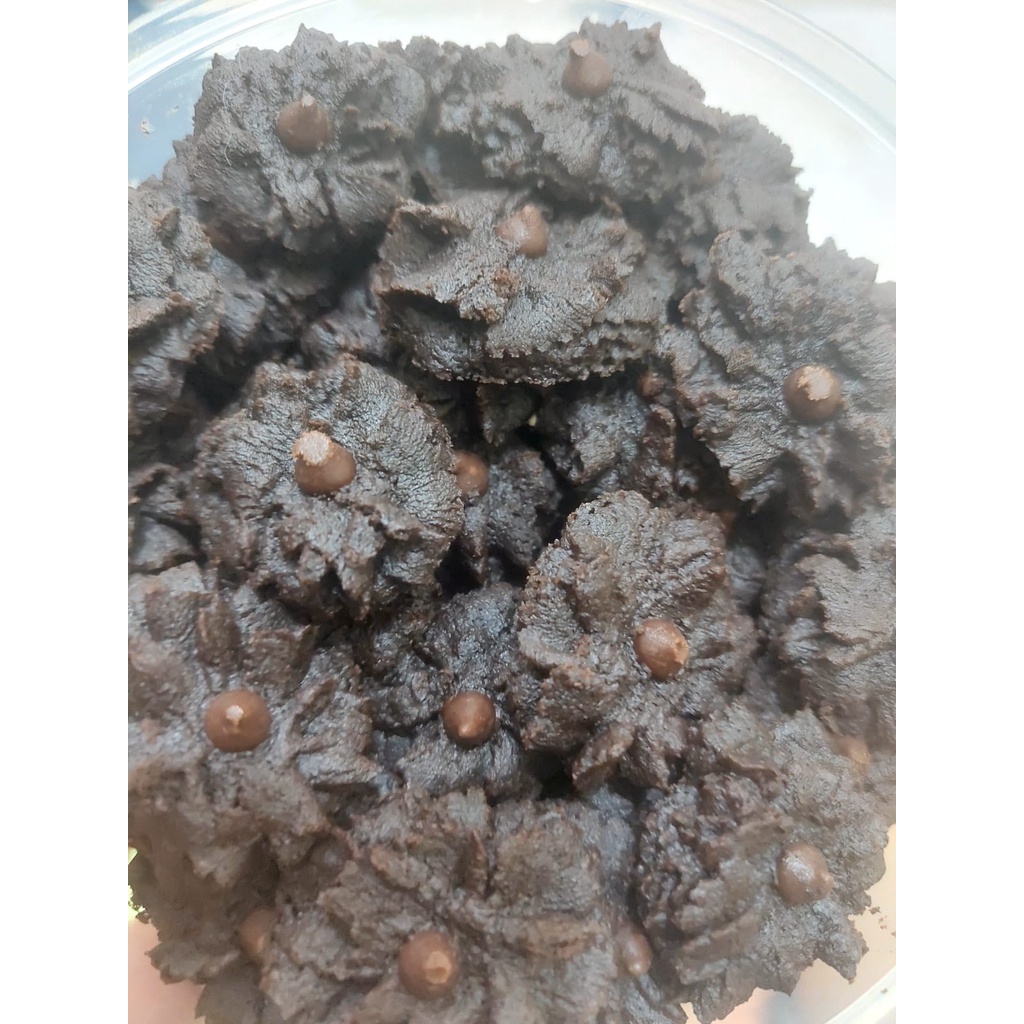

Kue Cokelat/Semprit Cokelat dengan Dark Coklat (Colatta)