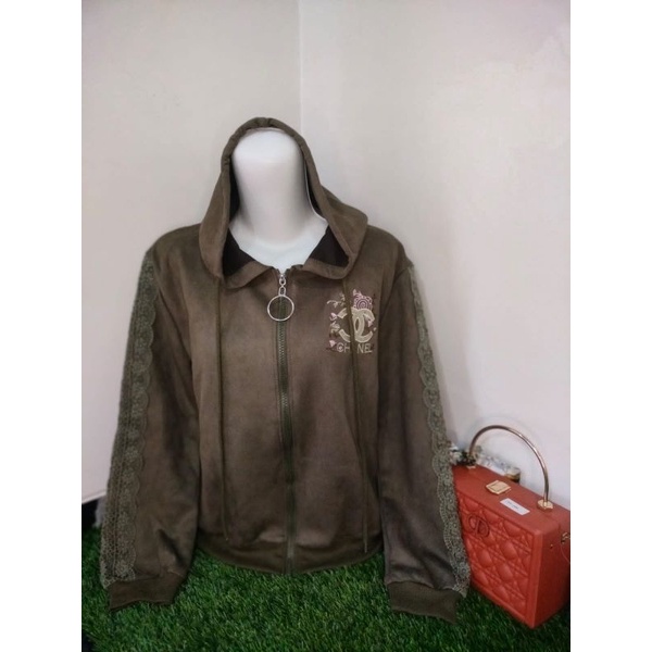 jaket suede import tebal