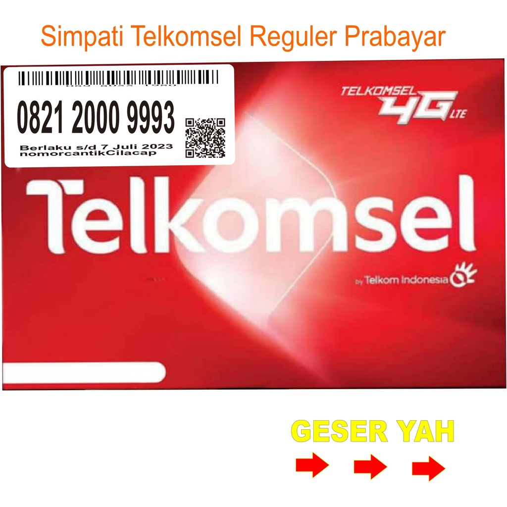 Nomor Cantik Simpati Telkomsel 2000 9993