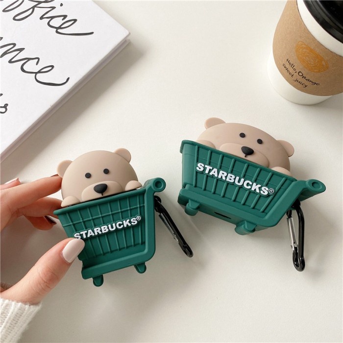 

Yar Starbucks Bearista Soft Case Airpods Gen 1 2 3 Pro Cover Casing Airpod
