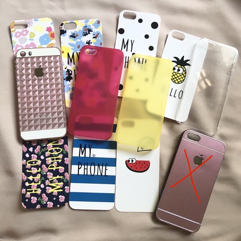 Case Casing Iphone 5/5s/se bundling preloved second
