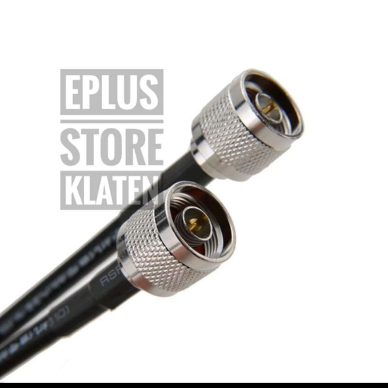 Kabel Coaxial 5D 20M 50ohm dengan konektor N Male untuk antena gsm