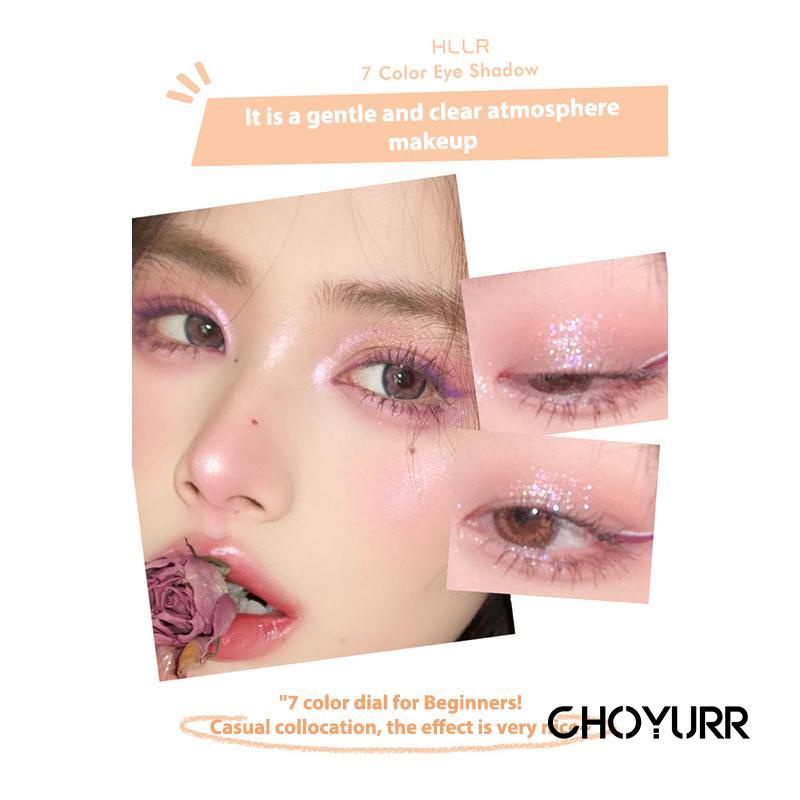 【COD】Eyeshadow Palette 9 Warna Pigmented  Sequin Glitter Eyeshadow Makeup Korean Eyeshadow Import -CH