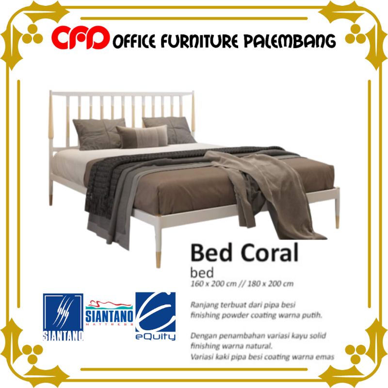 ranjang kasur siantano BED CORAL divan matras tempat tidur minimalis